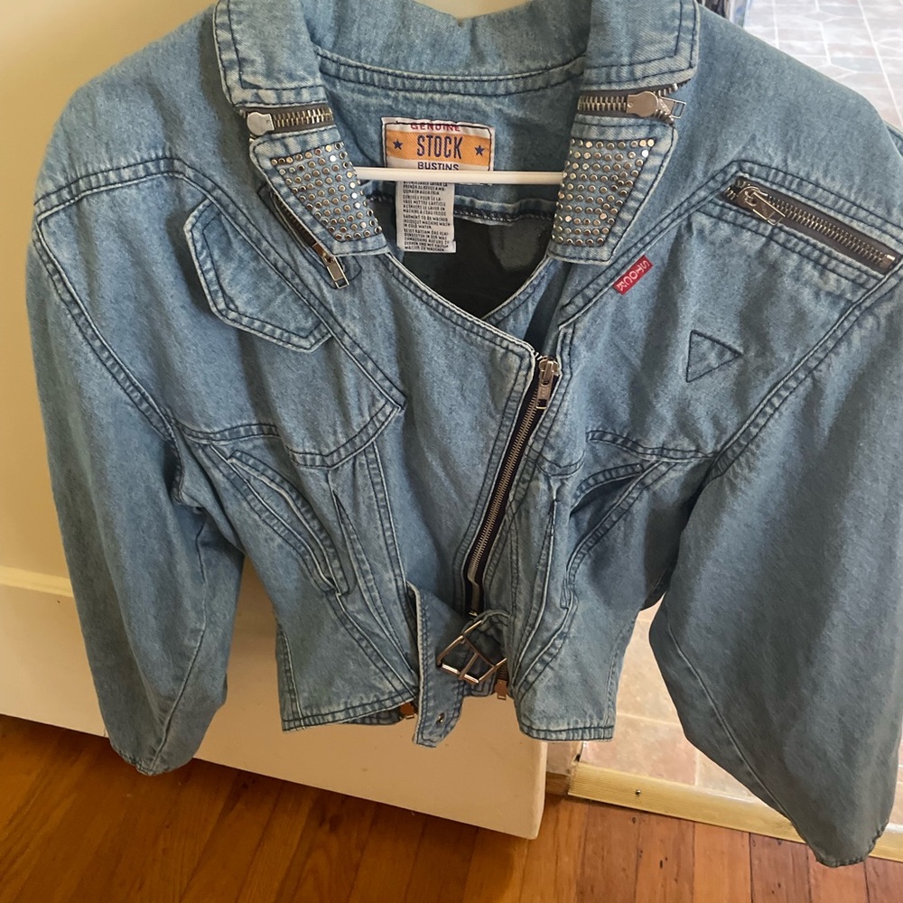 Bustins StockGenuine Jean Jacket Studded size S